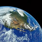 Earth and North America from Space